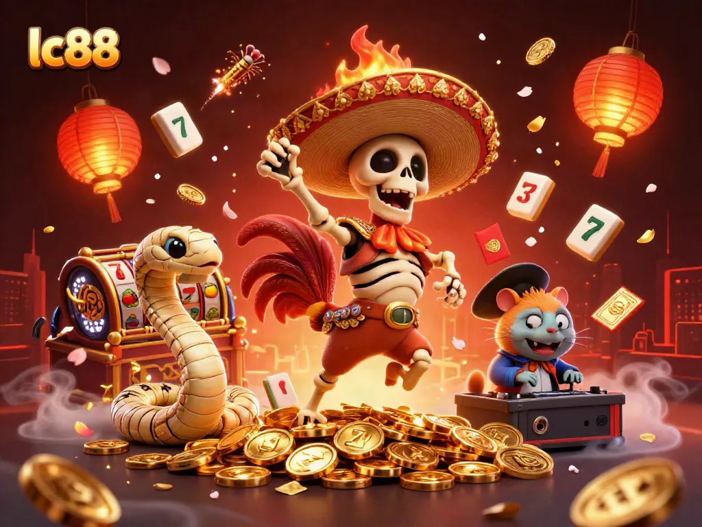 Experience winning strategies at lc88 with a vibrant showcase of 3D cartoon casino elements.